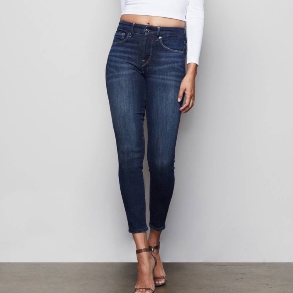 Good American Good Leg Crop High Rise Size 16
